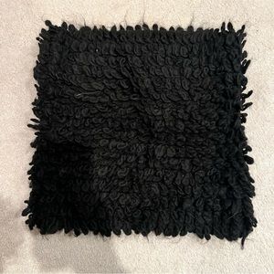 Club Monaco wool snood scarf black NWOT